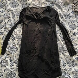 COS Black Long Sleeve Dress